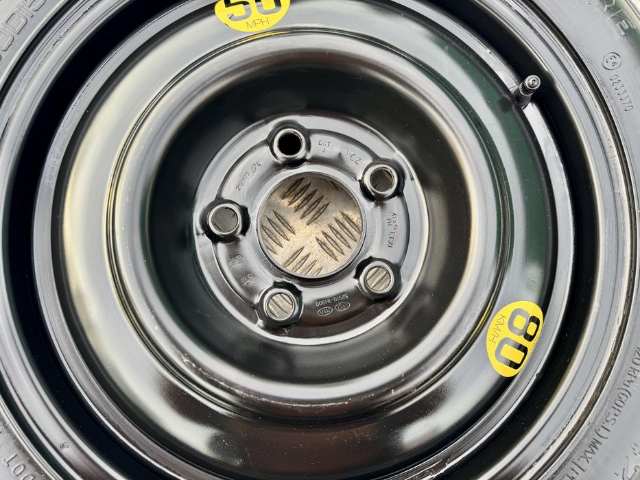 Патерица/Резервна гума 125/80/15 5x114.3-Hyundai/Kia/Mazda/Mitsubishi