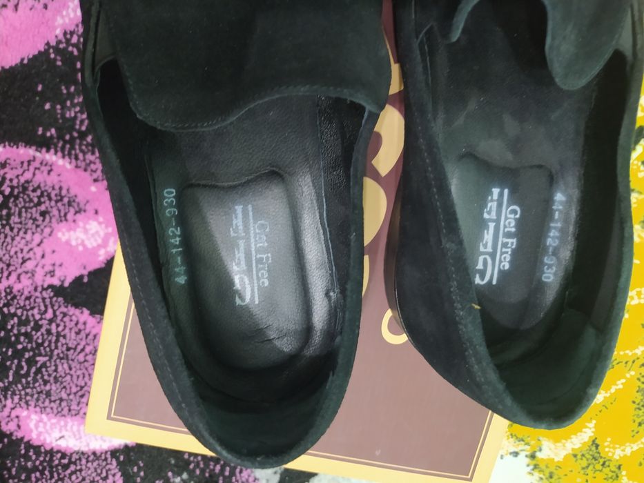 Мужские замшевые туфли