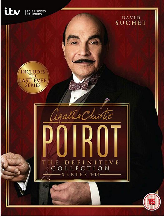 Film Serial Agatha Christies Hercule Poirot DVD Seasons 1-13 Original