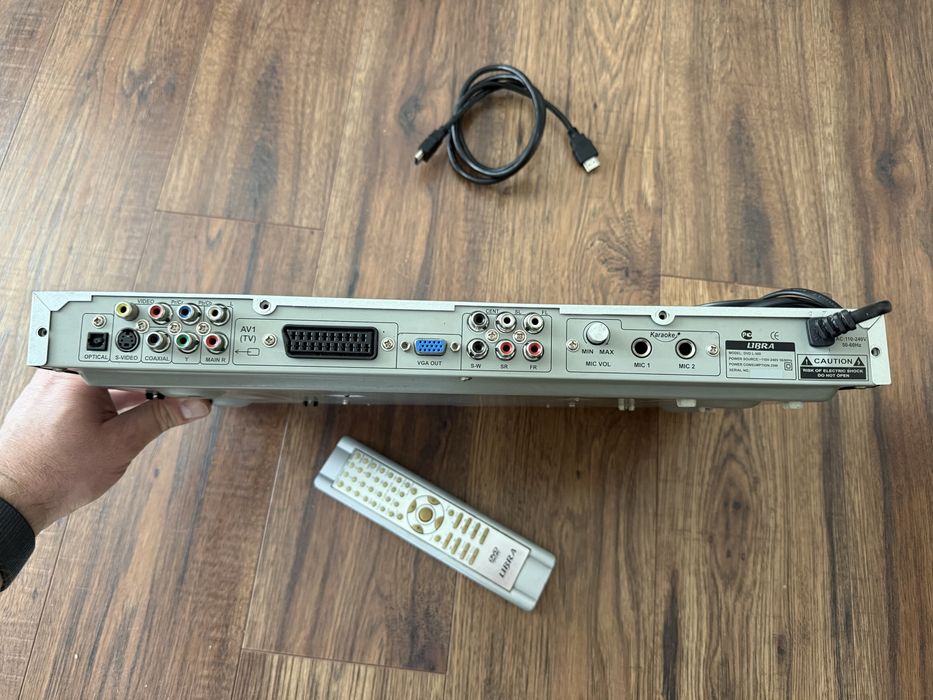DVD Player LIBRA DVD L-500 DivX HDMI VGA SCART telecomandă karaok