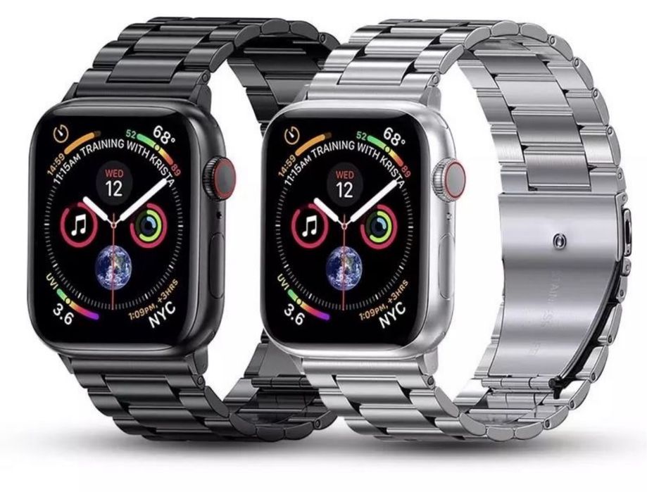 Curea Folie Silicon DirectMobile Metalica Compatibila Ceas Apple Watch