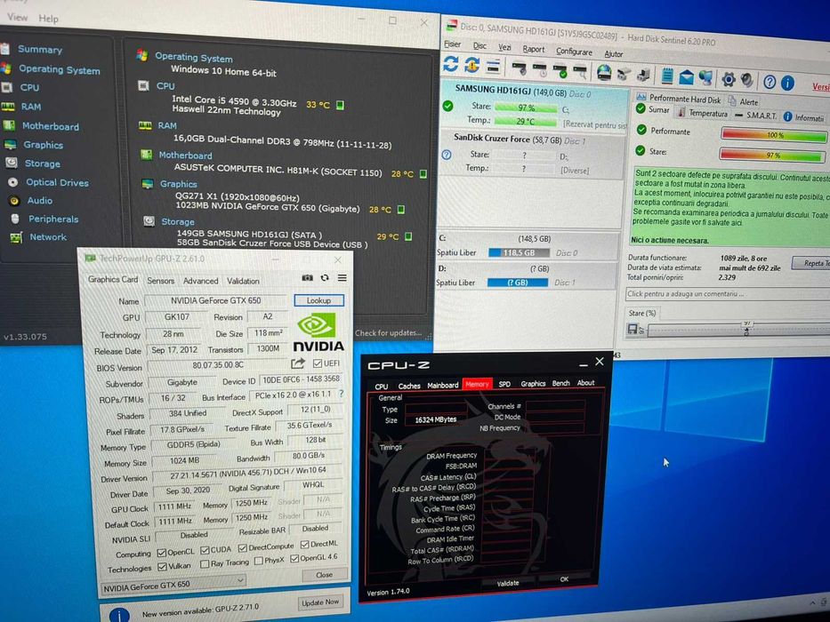 Unitate pc i5 4590