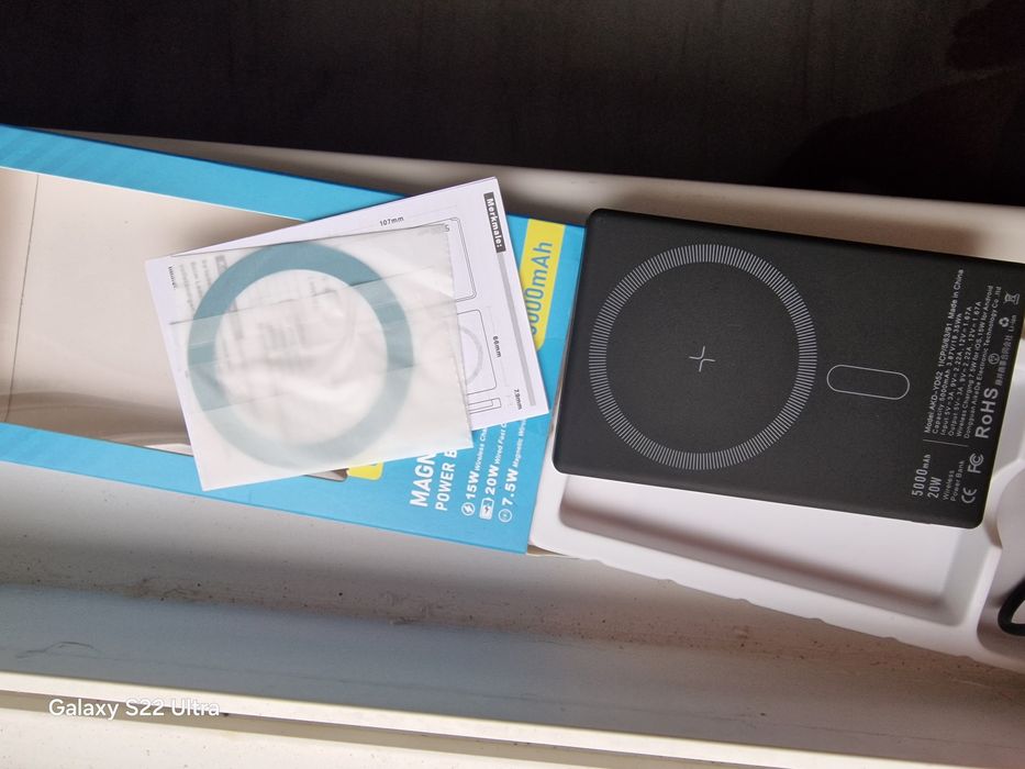 20W Magnetic Power Bank 5000mAh Super Fast Charging Wireless Magsafe P