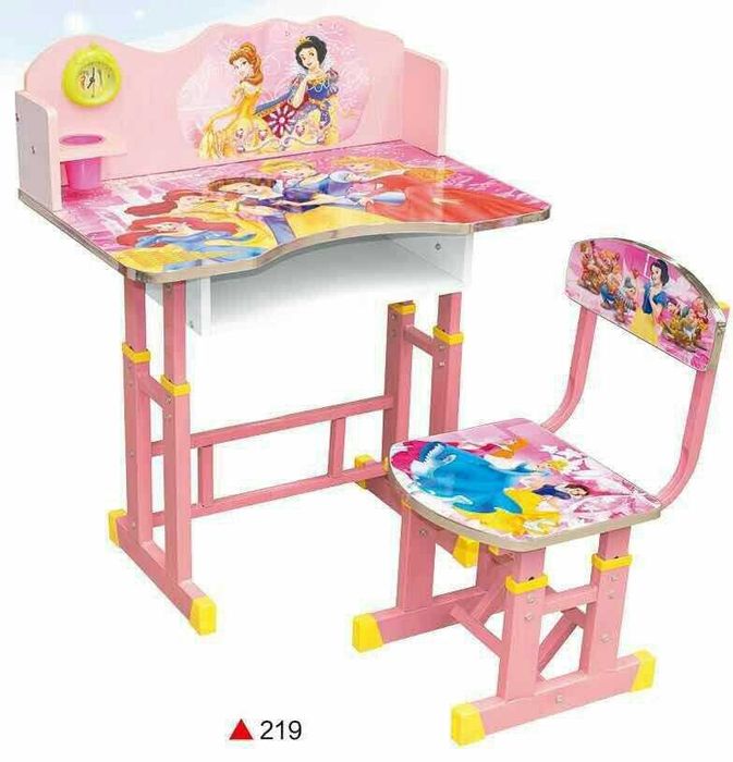 Деревянная детская парта со стулом.Парта школьная. Парта.