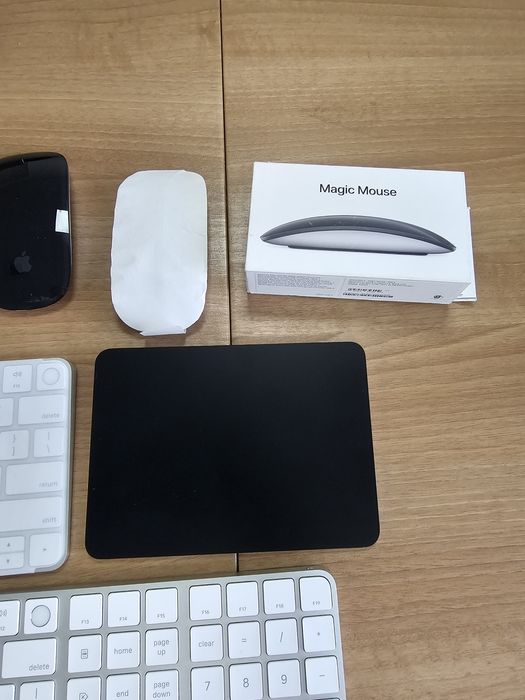 Apple Magic Keyboard, Magic Trackpad, Magic Mouse (TYPE-C) Black White