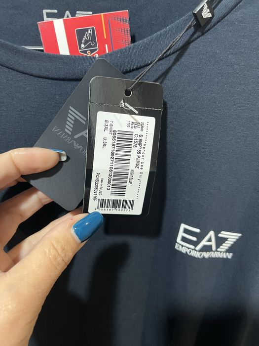 Оригинална мъжка памучна блуза Emporio Armani размер 3 XL