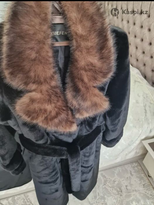 Эко шуба в отличном состоянии