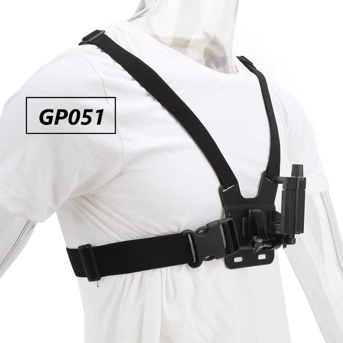 Комплект GoPro 5в1 нагръдник, стойка за телефон 360 адаптер за стойка