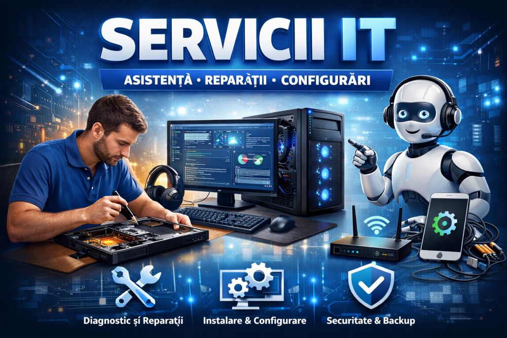 Servicii IT - Asistenta, reparatii, configurari