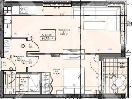 Двустаен апартамент Остромила 591-19361