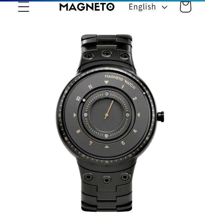 Ceas Magneto Precisio Black- editie limitata,  cuart si magnetic,