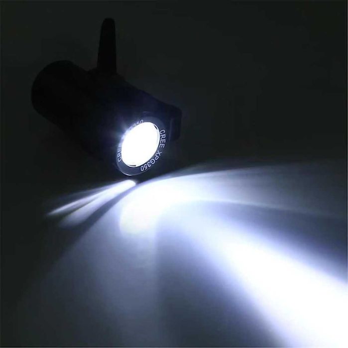 Предна LED светлина за велосипед RAYPAL – 350 lum, USB, Алуминий, 53g