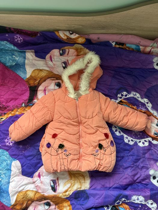 Бебешко зимно яке за момиче, в отлично състояние