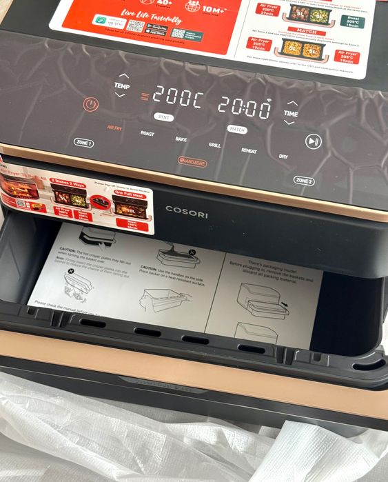 NOU Cosori Air Fryer Nou Dual Blaze TwinFry Friteuza