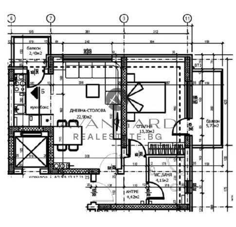 Продава се Двустаен апартамент в Пловдив, Тракия - 76 кв.м за 890 €/кв.м - Снимка #7