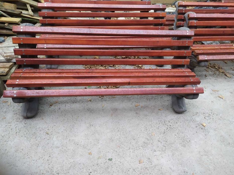 Скамейка парковая "Венеция" со спинкой