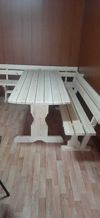 мебель из дерева для бани и сада