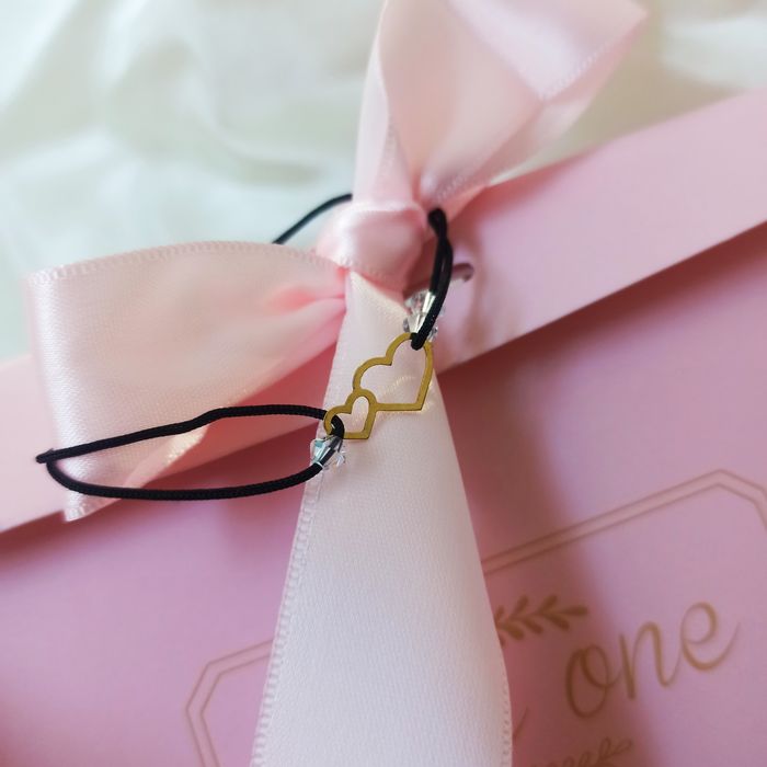 Brățări cu snur si pandantiv din aur de 14 K pentru bebeluși sau adult