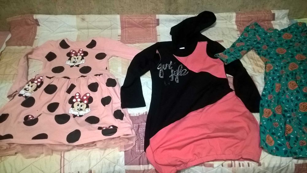 3 рокли  с дълъг ръкав