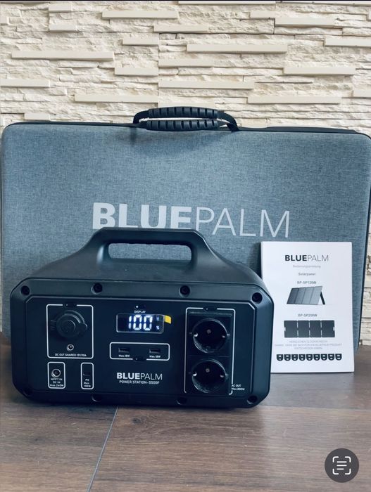 Statie portabila acumulatori BLUEPALM+ Solarpanel