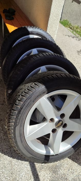 Лети джанти 17"  4х114.3 за Chevrolet Epica с почти нови всесезонни гуми с ГАРАНЦИЯ
