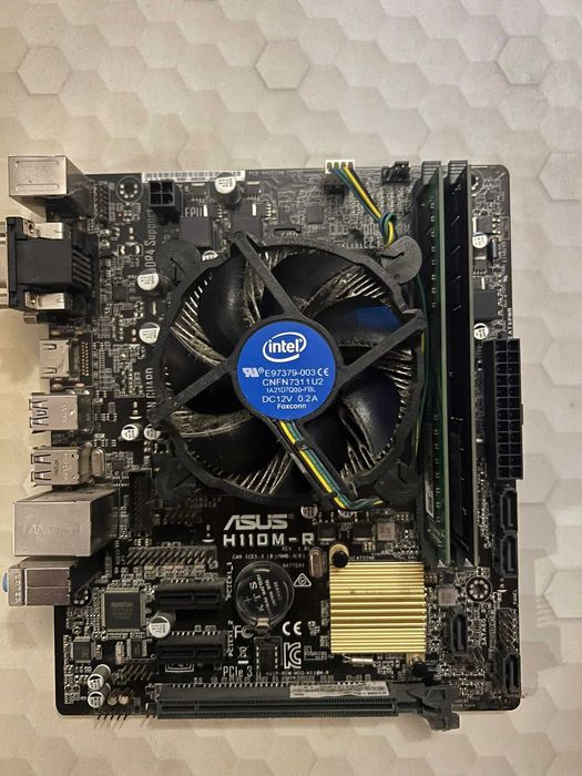 Kit PC: ASUS H110M-R + Intel i5-7400 + 16GB RAM DDR3