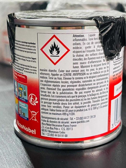 Grund Julien Minium Grey 0,125 l - rezistent la rugină, Albastru-gri
