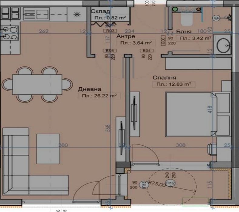 Продава се Двустаен апартамент в Пловдив, Кючук Париж - 67 кв.м за 1257 €/кв.м - Снимка #1