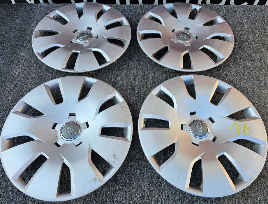 Capace Roti / Capace Jante De Tabla 16" Ptr. Audi A3/A4/A5/A6
