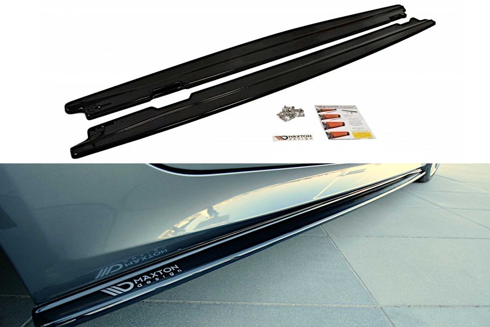 Splitter praguri  pentru BMW 5 E60/61 M-PACHET negru lucios