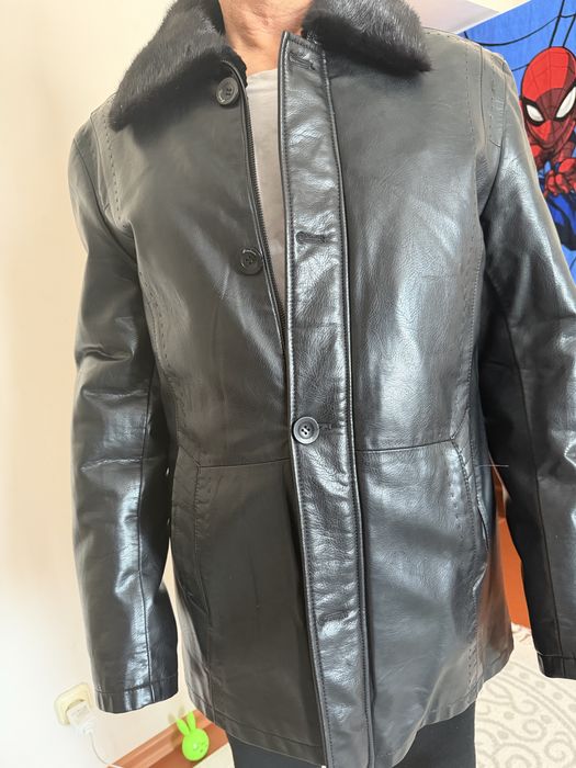 Куртка кожанная