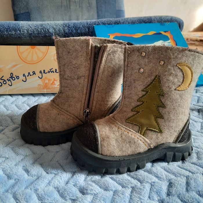 Детские сапожки валенки