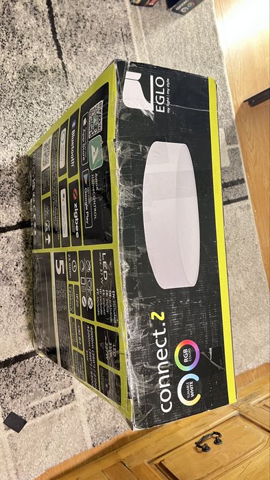 Plafoniera Mare Led Smart EGLO Connect.Z, RGB , diametru 57 cm, 35 W,  4200 lumeni