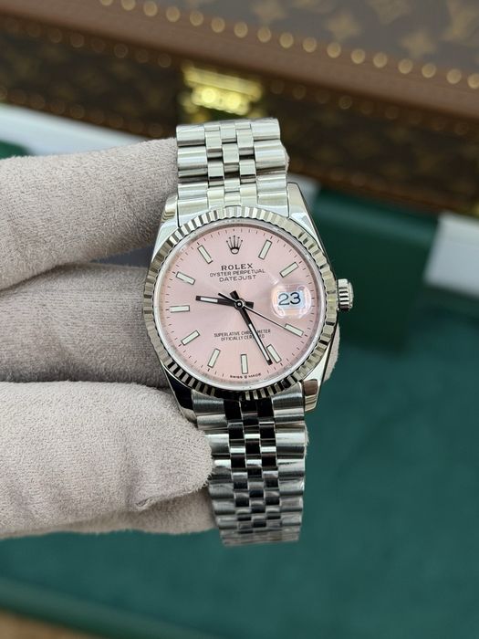Rolex Date-Just 36mm Pink Dial