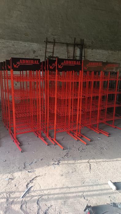 Стеллаж полка витрина реклама стойка  выставочный архивные