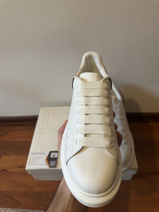 Alexander McQueen Oversized White Red