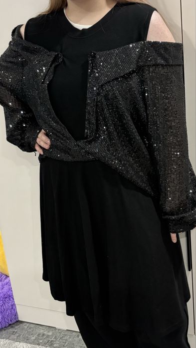 вечернее платье со стразами