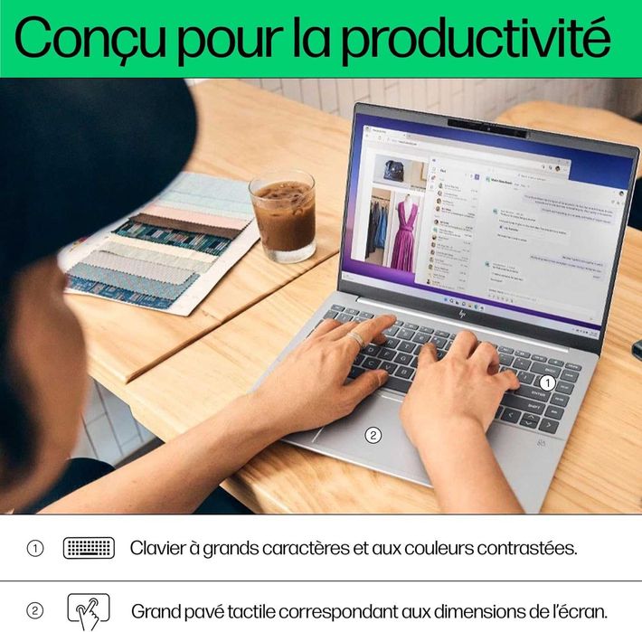 HP Pavilion Plus 14 Oled 2K 120Hz i7-1335U DDR5 16GB SSD 512GB Silver