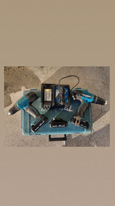 Продавам комплект винтоверти Makita 18V + 3 батерии и зарядно

⸻

Прод