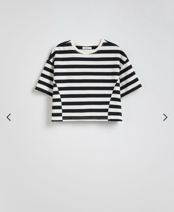 Дамска раирана тениска