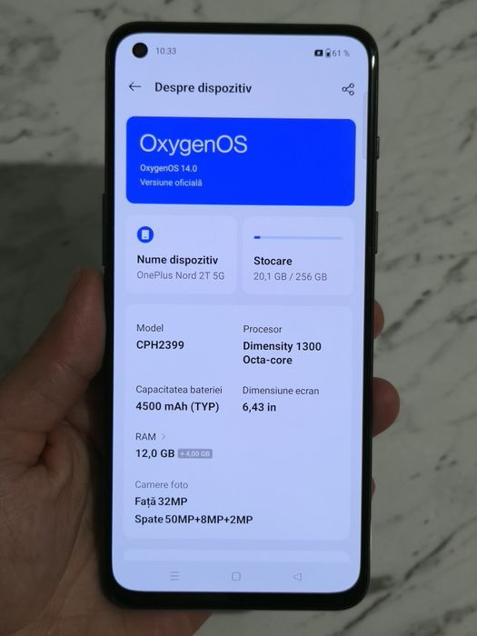 Vand/schimb OnePlus Nord 2T 256gb