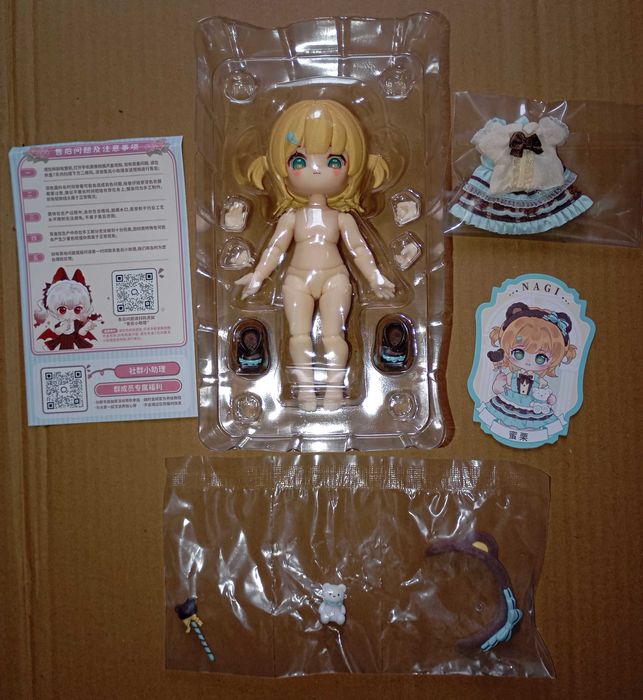 Колекционерска кукла NAGI. Box. BJD. Шарнирна кукла. Венилова.