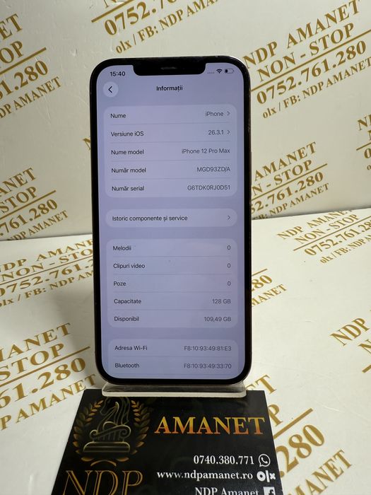 NDP Amanet Braila Iphone 12 Pro Max 128gb (51166)