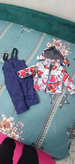 Детский комбинезон зимний куртка