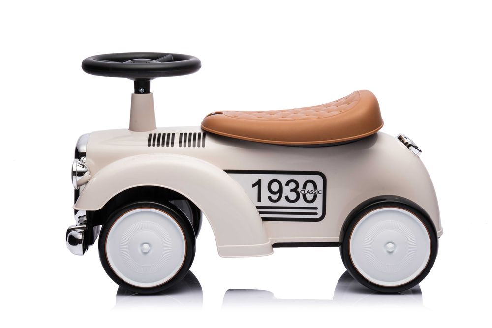 Masinuta premergator Kinderauto BJ665 Baby Car cu roti moi White