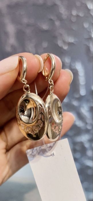 Золотые серьги 585 проба