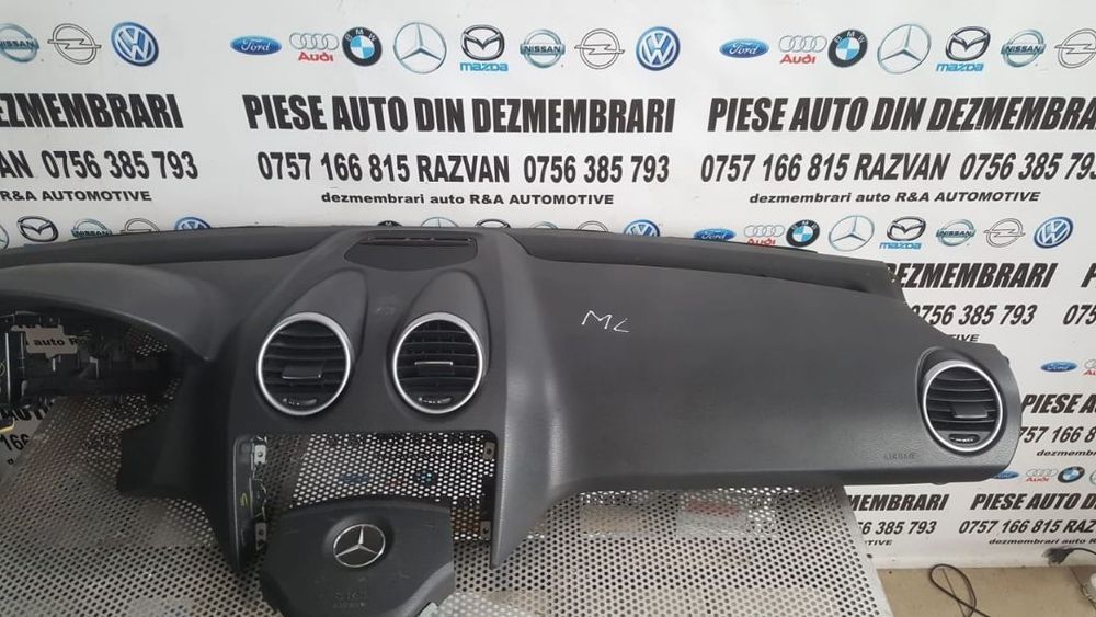 Plansa Bord Kit Airbag Mercedes ML W164 Volan Stanga Impecabila
