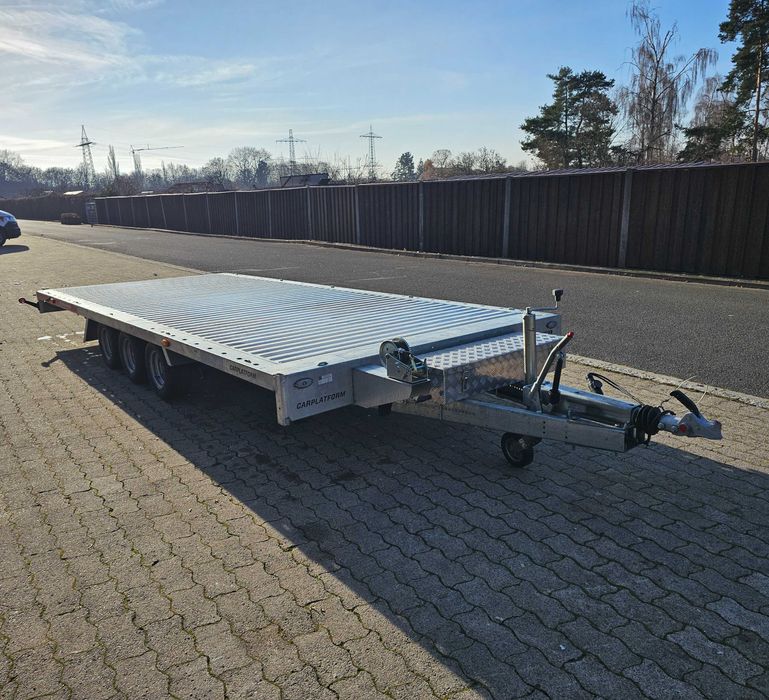 Temared CARPLATFORM 3,5t – platformă auto | 3 axe | aluminiu | Top