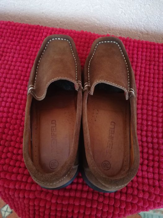 Mocasini piele întoarsă dama nr 36 Greenfild