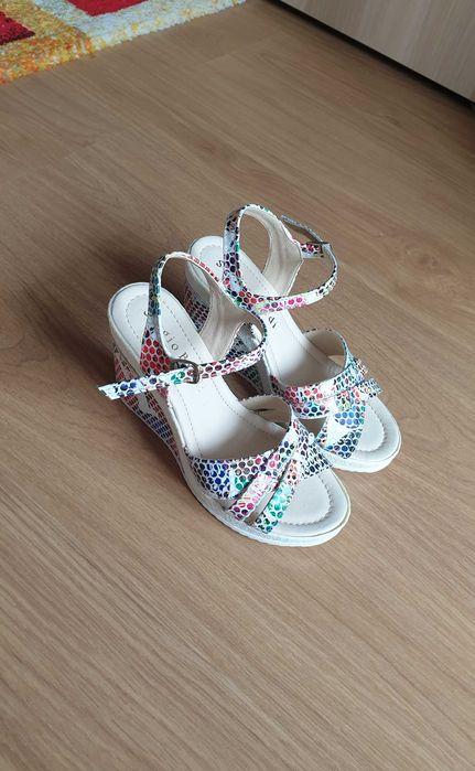 Sandale 37 noi, piele naturala, Sergio Bardi